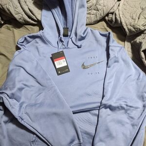 Nike Blue/Purple Hoodie with Logo